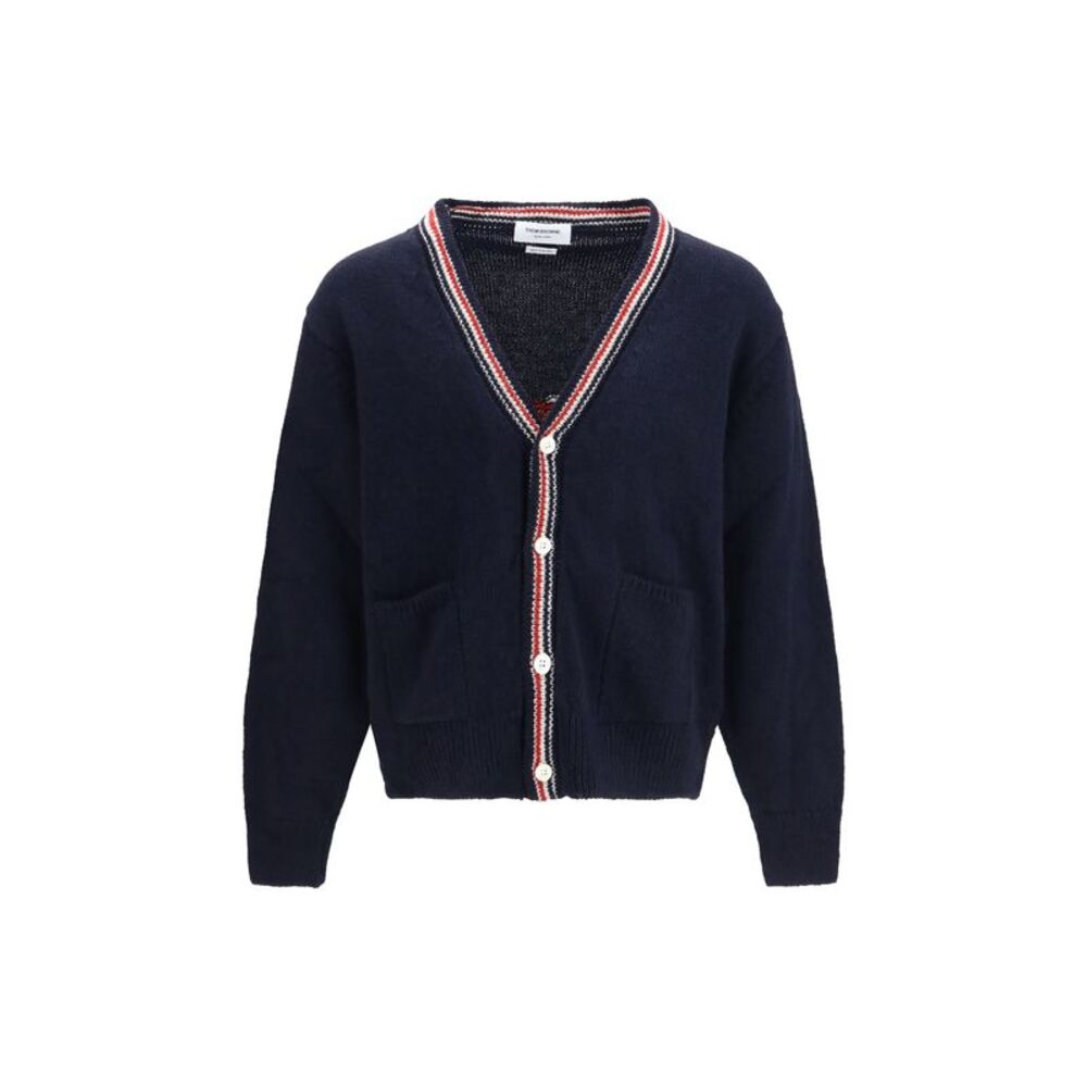 Thom Browne Men Hector Donegal Yarn Cardigan